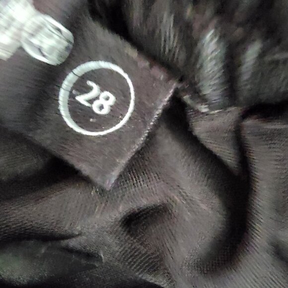 BlankNYC Joggers‎ Black Vegan Leather Jogger Pants Size 28 Fun Classic City - Picture 6 of 11